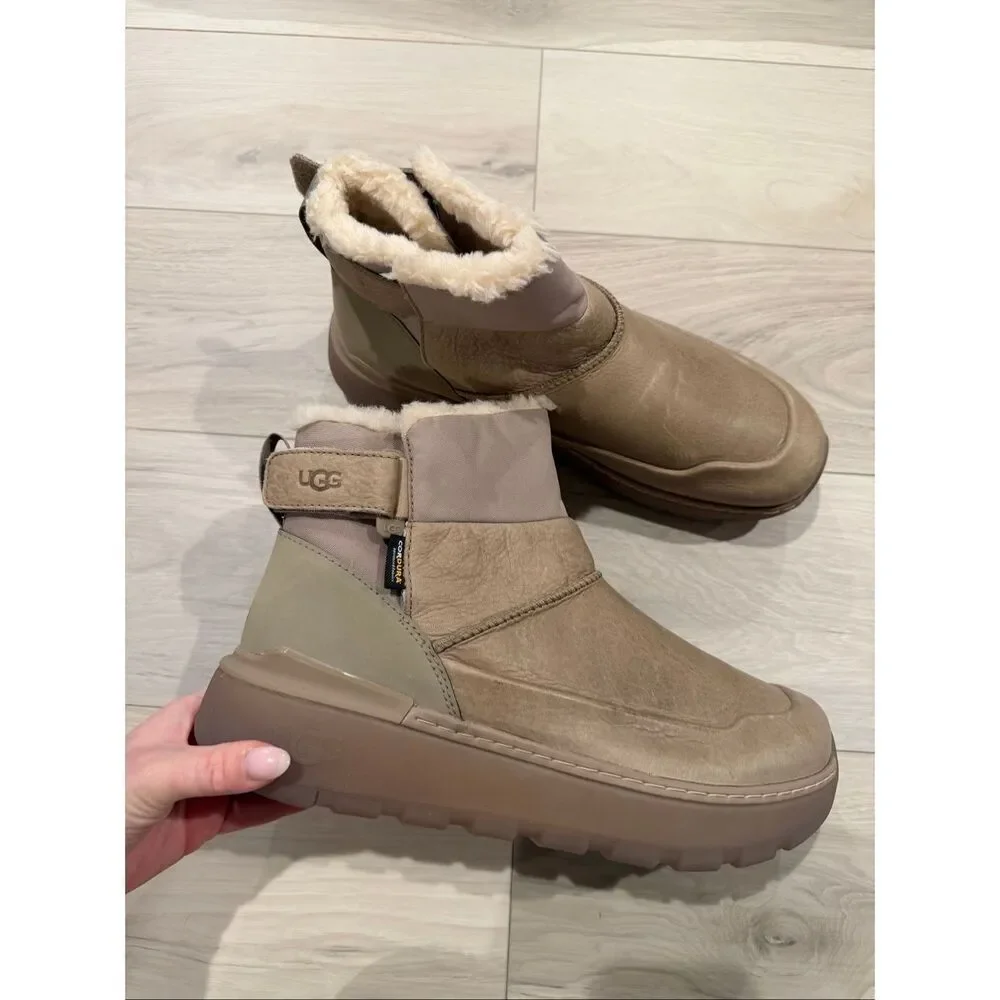 Doc Martens Men City Mini Waterproof Boots, Size 12 NIB NEW Dr. Martens Dune